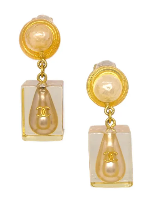 Boucles d'oreilles à clip (années 1997) - CHANEL Pre-Owned - Modalova