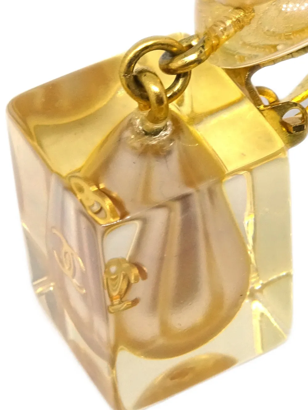CHANEL Pre-Owned 1997 dangle clip-on earrings | Image 2