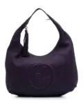 Gucci Pre-Owned 2016-2024 Leather Soho hobo bag - Purple
