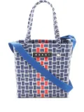 Marni Pre-Owned 20's woven tote bag - Blue
