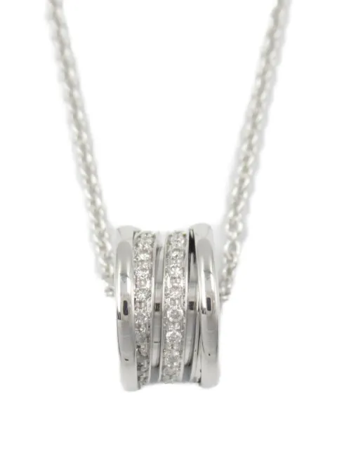 Bvlgari Pre-Owned قلادة 'B.زيرو1' ذهب أبيض عيار 18 من عقد 2010