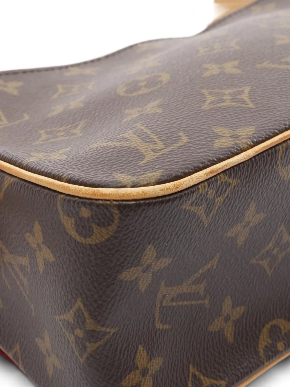 Pre-owned Louis Vuitton 2003 Viva Cité Mm Shoulder Bag In Brown