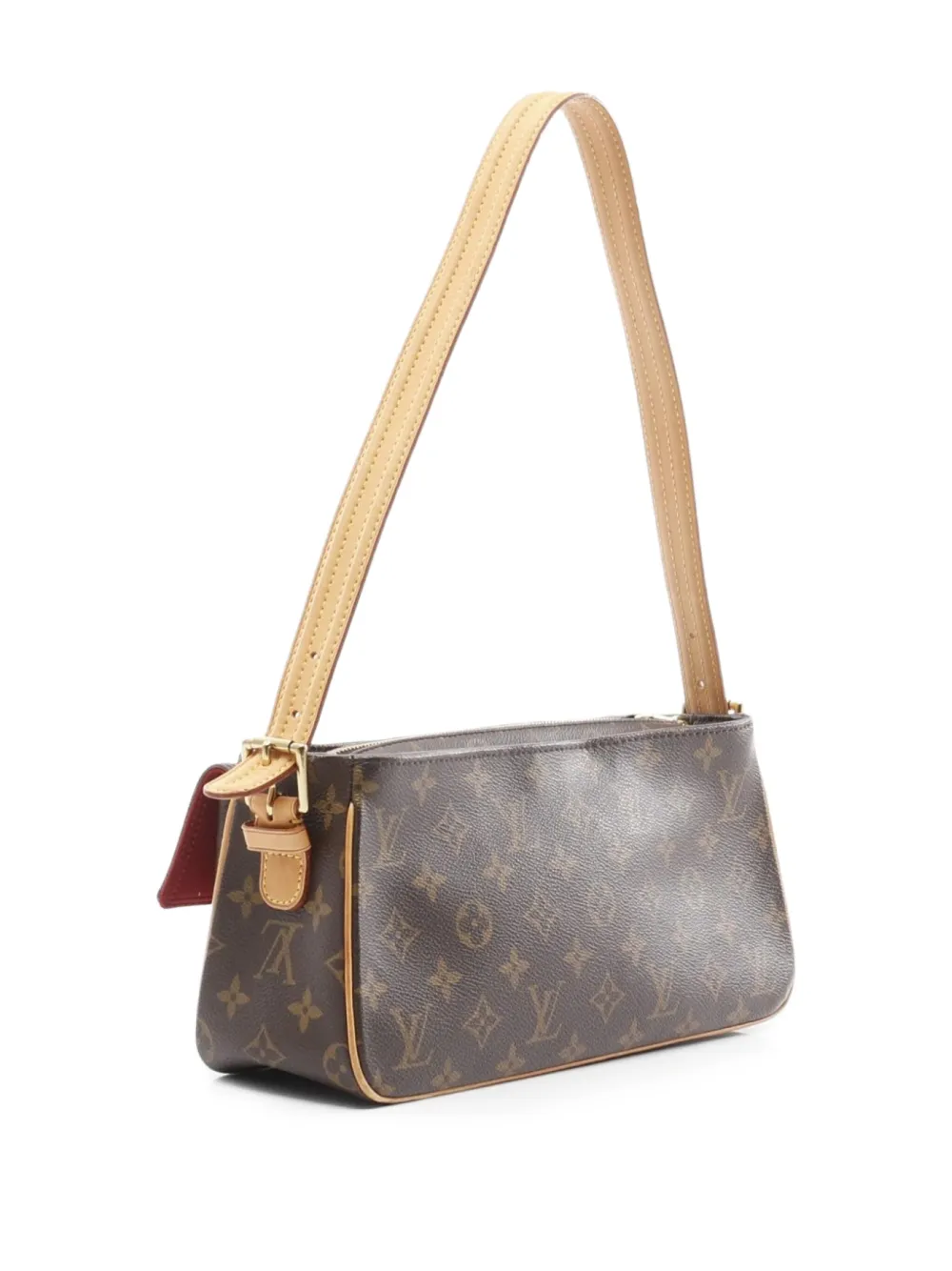 Pre-owned Louis Vuitton 2003 Viva Cité Mm Shoulder Bag In Brown