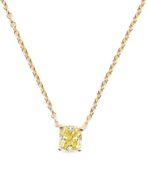 Tiffany & Co. Pre-Owned 2010s 18K yellow gold diamond pendant necklace