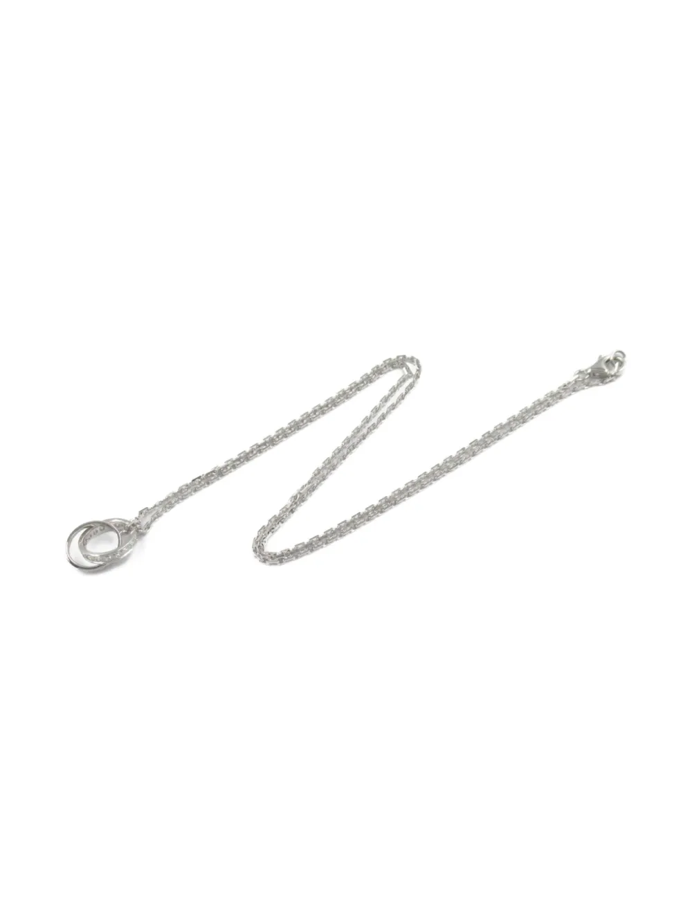 Cartier 2010s 18K white gold Baby Love diamonds necklace | Image 2