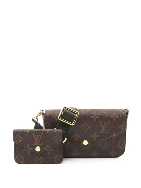 Louis Vuitton Pre-Owned 2021s Félicie Pochette Shoulder Bag Brown  FARFETCH IN