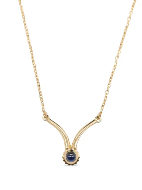 Cartier collar en oro amarillo de 18kt con zafiro 2010