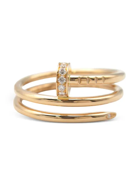 Cartier خاتم 'جوست أن كلو' ذهب وردي عيار 18 مرصع بألماس من عقد 2010