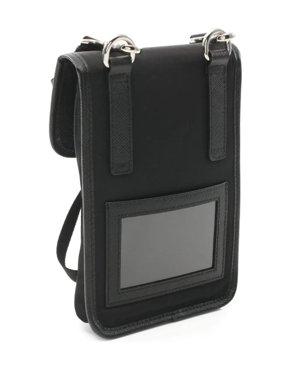 Prada Pre-Owned 2020s enamel-triangle shoulder bag | Pre-Owned | Image 2