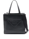 Prada Pre-Owned 10's Logo Triangle tote bag - Black