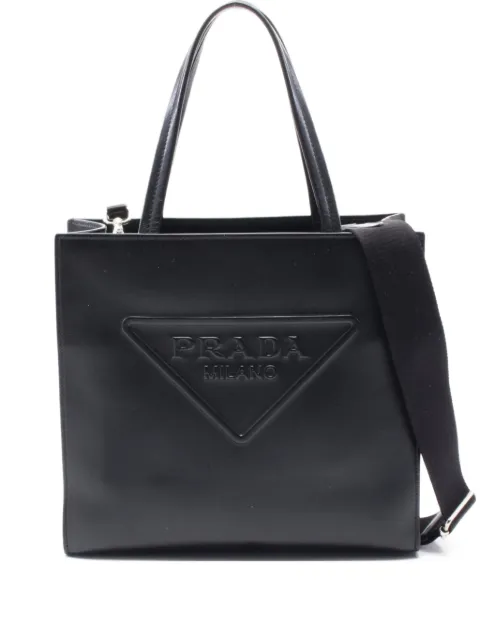 Prada Pre-Owned 10's Logo Triangle tote bag