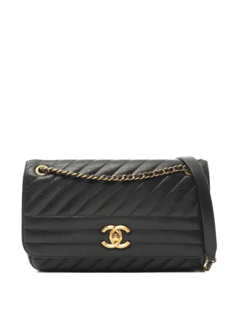 CHANEL Pre-Owned 2016-2017 diagonal-quilted shoulder bag