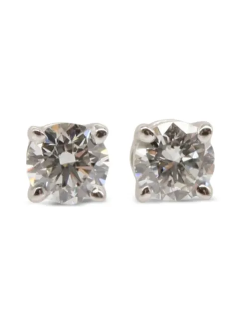 Tiffany & Co. Pre-Owned aretes Solitaire con diamante 2010