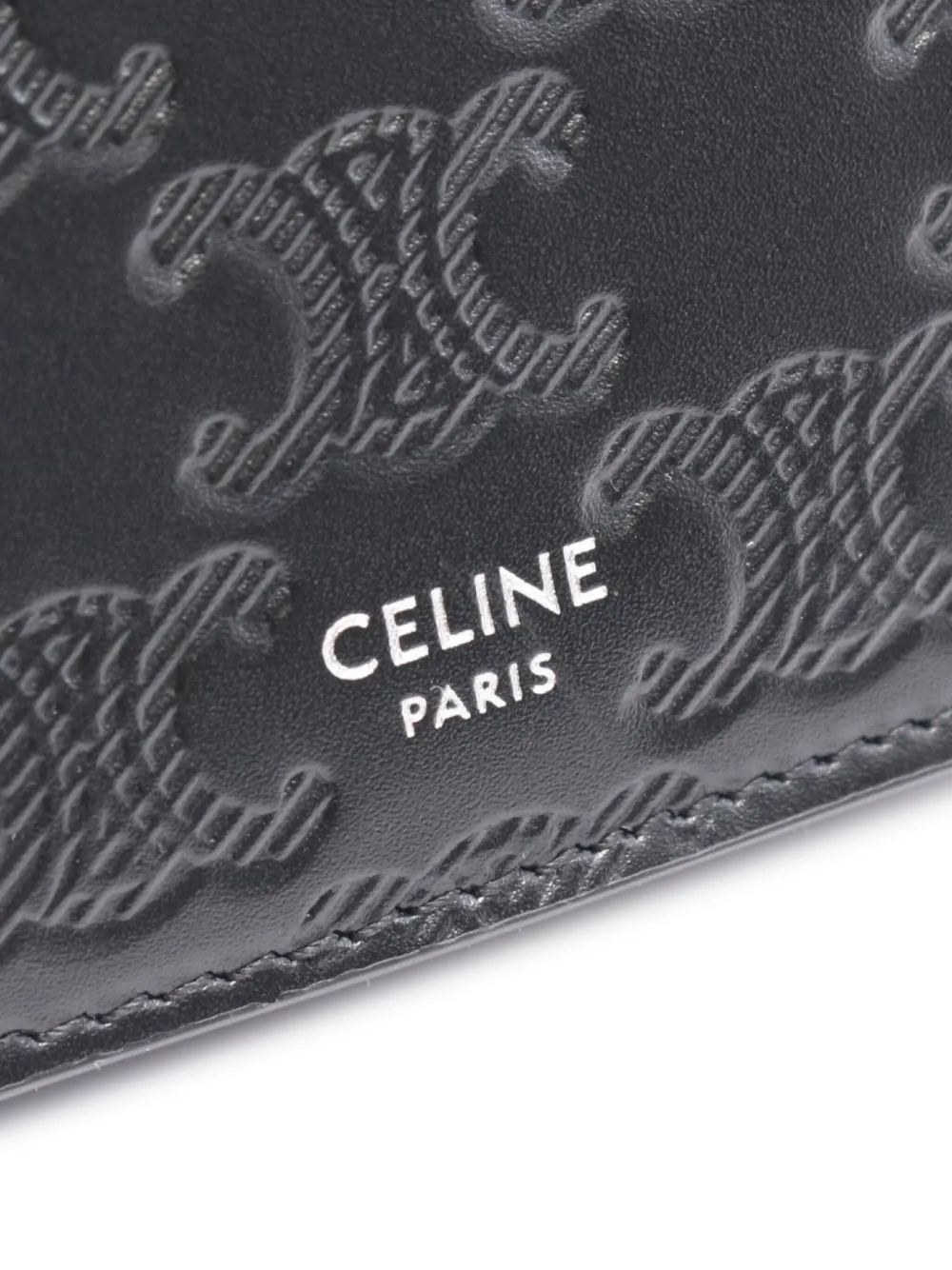 Pre-owned Celine 20's Triomphe Bi-fold Wallet