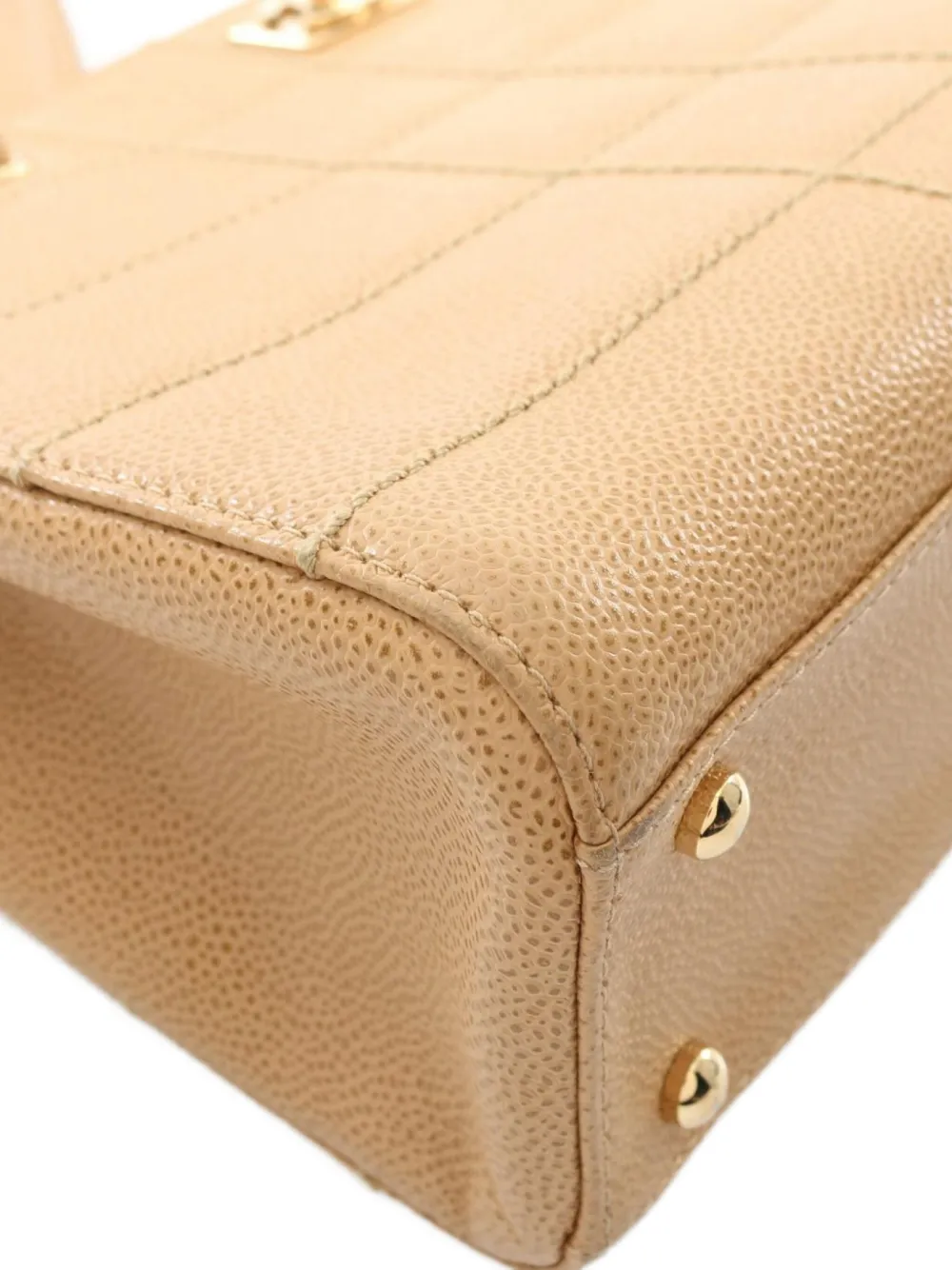 Pre-owned Chanel 2002-2003 Chocolate Bar Shoulder Bag