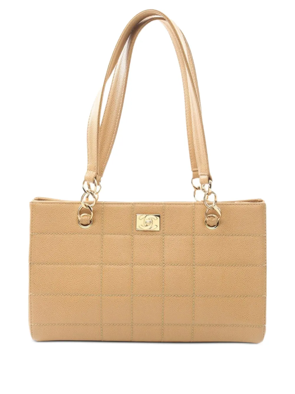 CHANEL Pre-Owned 2002-2003 Chocolate Bar shoulder bag | Neutrals | Image 1