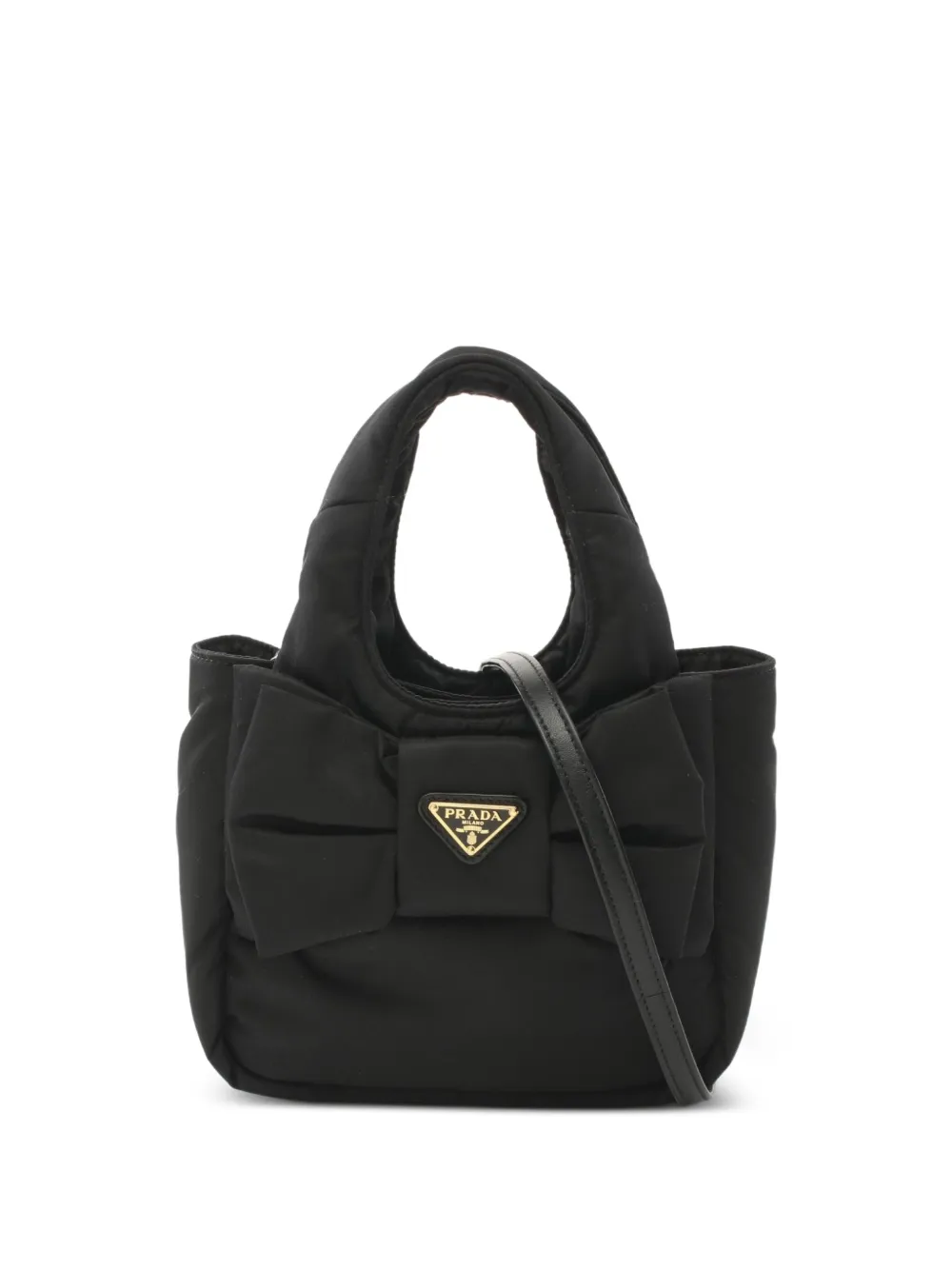 Prada Pre-Owned sac cabas Re-Nylon à design matelassé | noir | Image 1