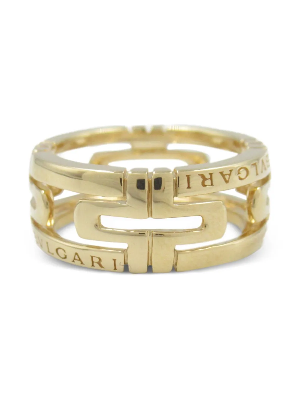 Bvlgari Pre-Owned 2010s 18K yellow gold Parentesi ring | Image 2