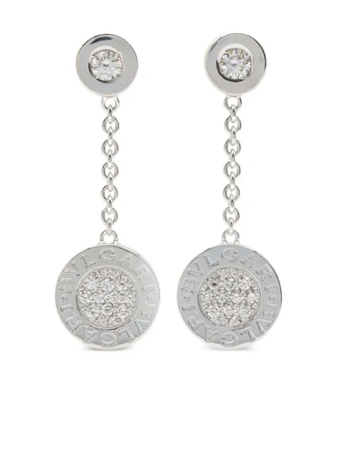 Bvlgari Pre-Owned серьги из белого золота с бриллиантами (2010-е годы)