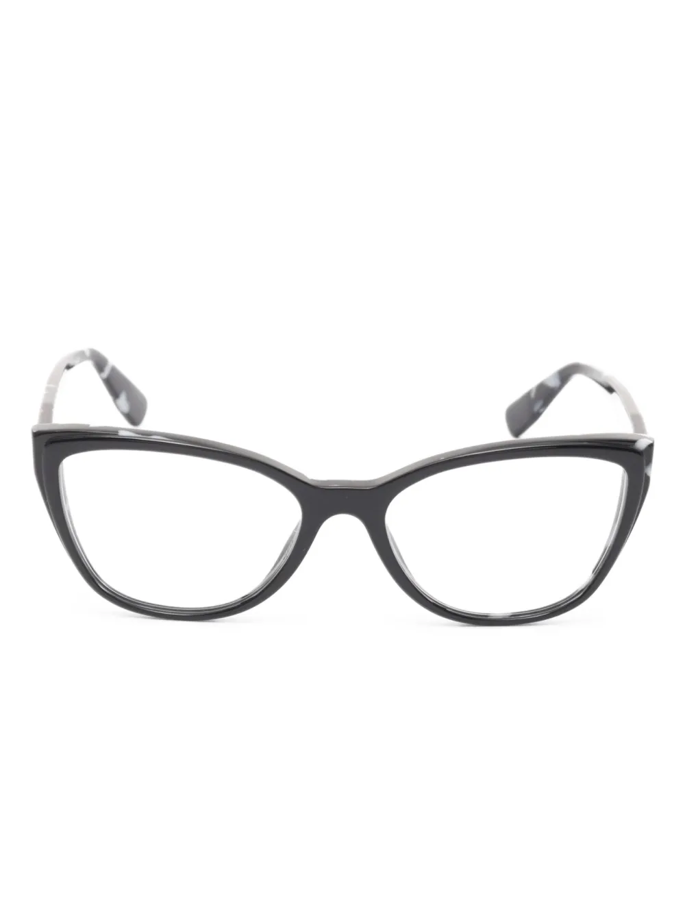 Miu Miu Pre-Owned lunettes de soleil à monture papillon (années 2010) | noir | Image 1