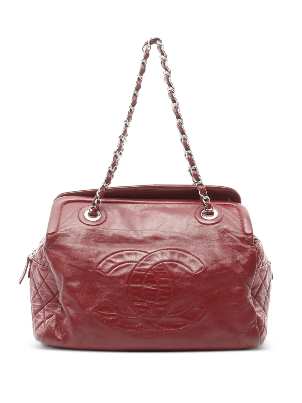 CHANEL Pre-Owned 2009-2010 CC shoulder bag | Red | Image 1