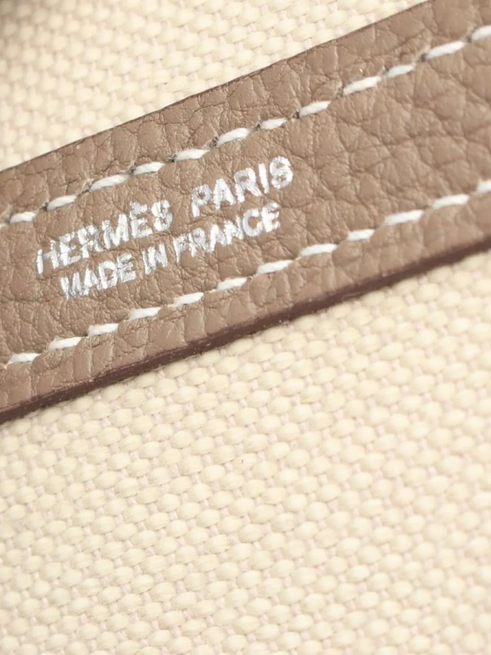 Pre-owned Hermes 2021 Garden File Pm Tote Bag In Neutral