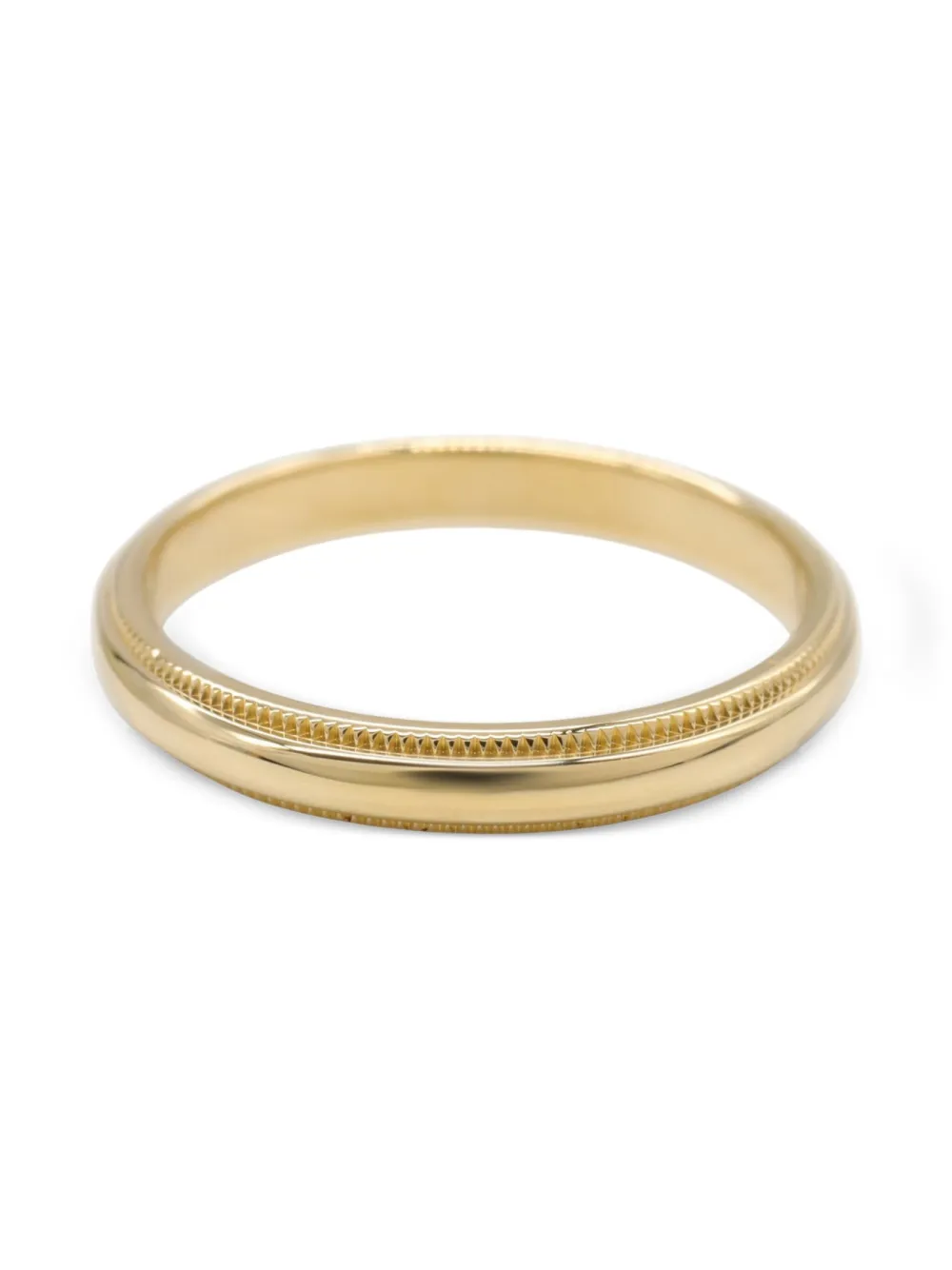 Tiffany & Co. Pre-Owned 2010s 18K yellow gold Milgrain ring | Women | Image 2