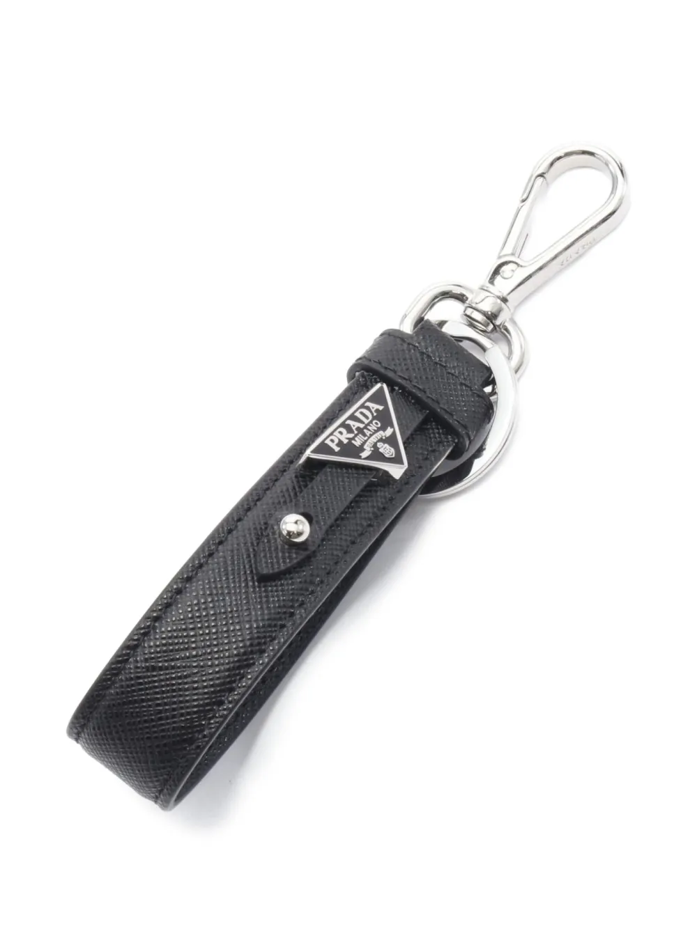 Prada Pre-Owned 2020s Saffiano keyring | Black | Image 1