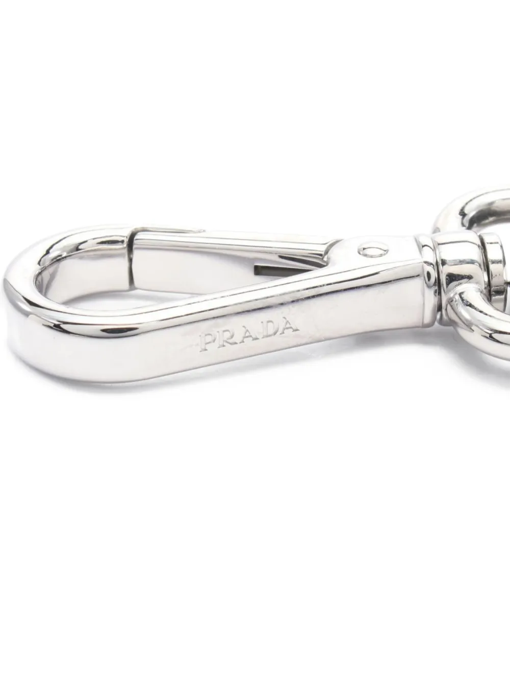 Pre-owned Prada 2020s Saffiano Keyring