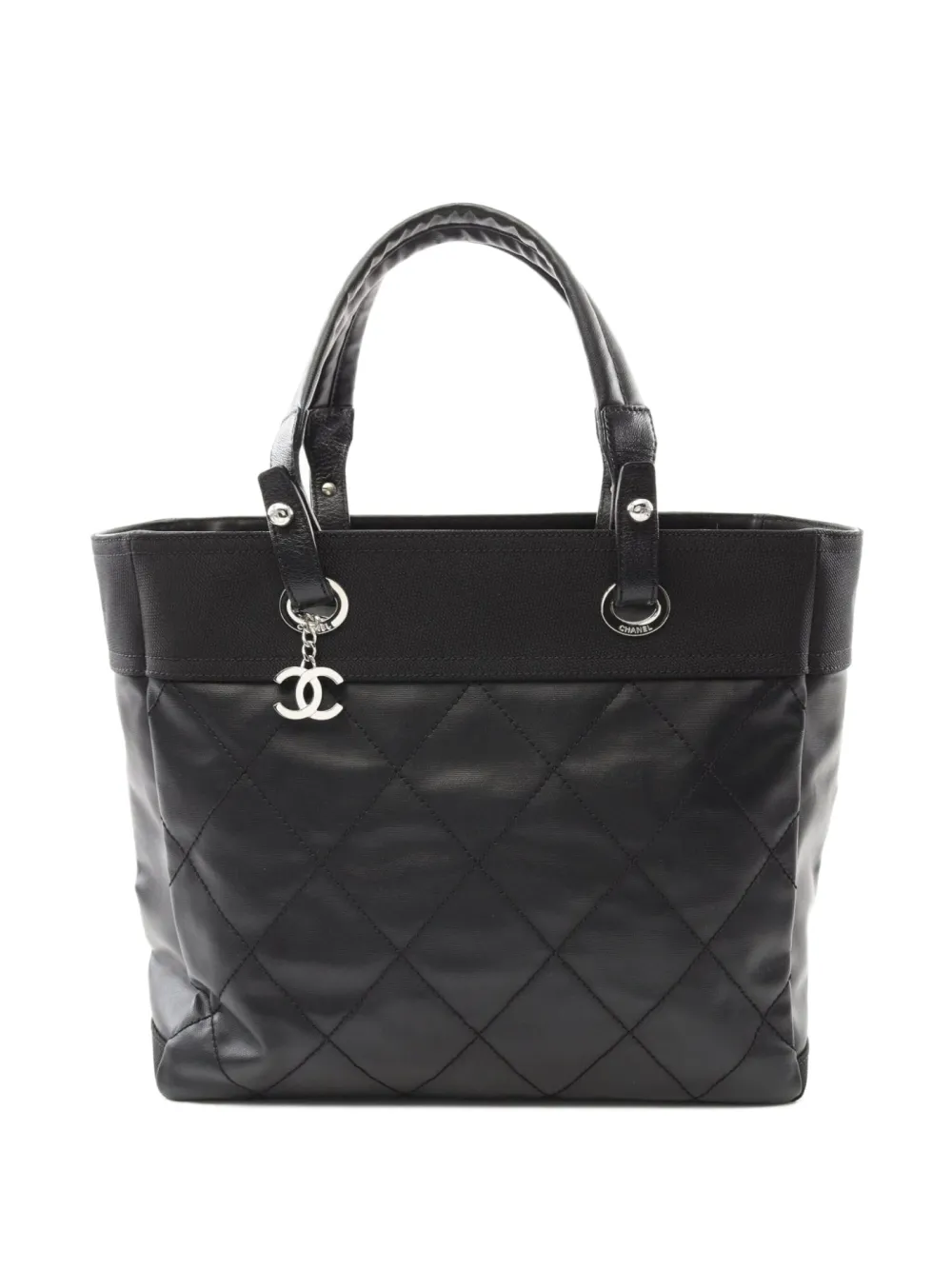 Pre-owned Chanel 2012 Paris Biarritz Mm Tote Bag