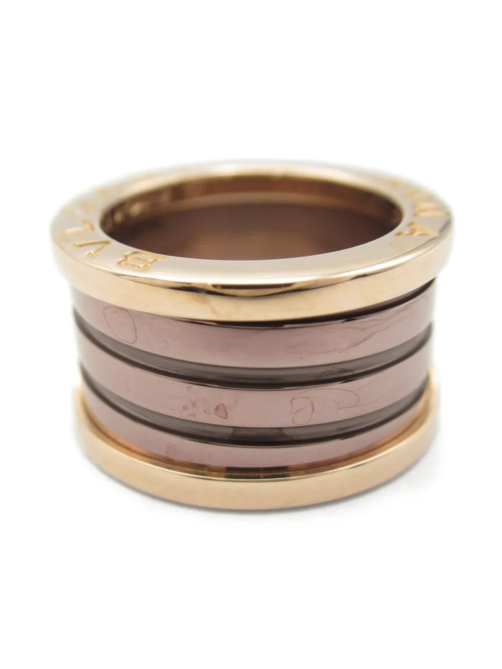 Bvlgari Pre-Owned anillo B.zero1 Roma en oro rosa de 18kt 2010 | dorado | Image 1