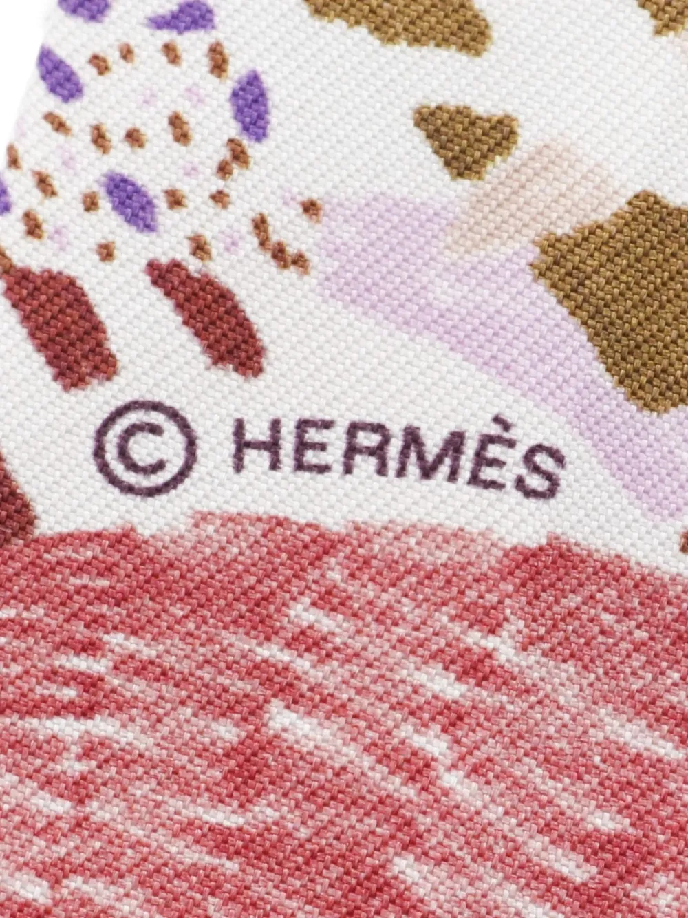 Hermès Pre-Owned mascada Chacun Fait Son Nid 2010 | Image 2