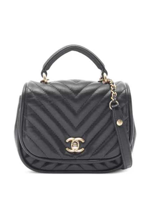 CHANEL Pre-Owned شنطة صغيرة مبطنة بخياطة V ‫2018-2017‬