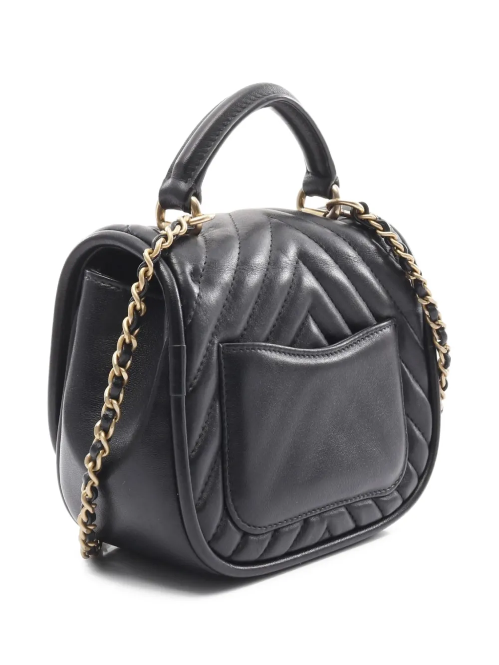 CHANEL Pre-Owned 2017-2018 V-stitch quilted mini bag | Mini Bags | Image 2