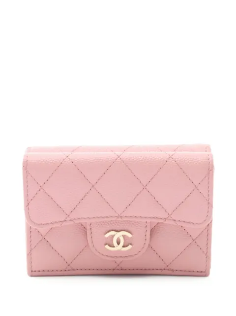 CHANEL Pre-Owned 2021-2022 small Metalassé Flap tri-fold wallet