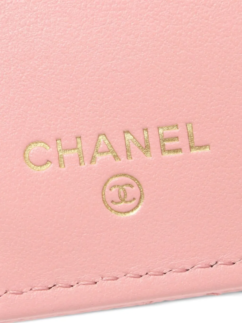 Pre-owned Chanel 2021-2022 Small Metalassé Flap Tri-fold Wallet