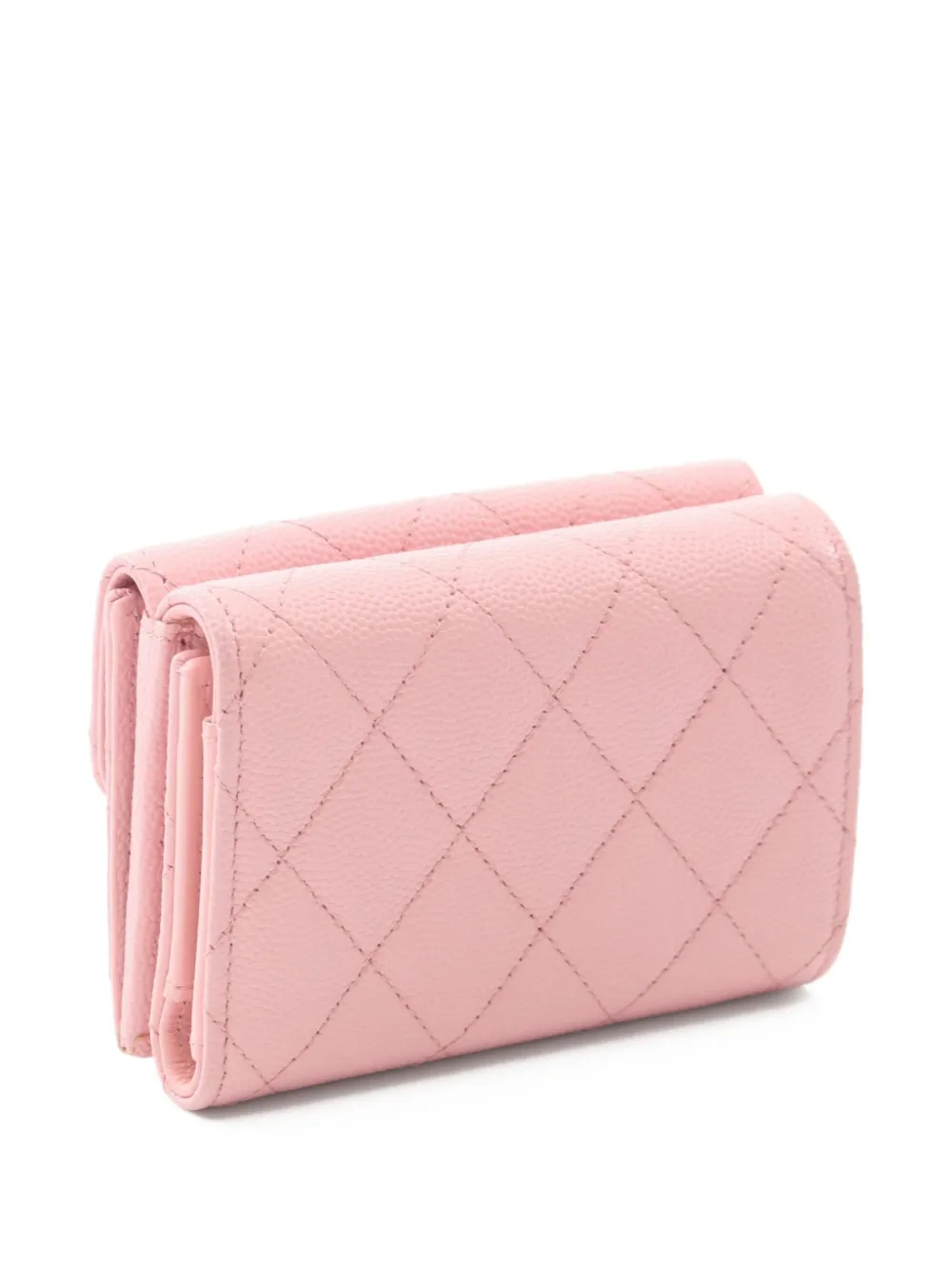 CHANEL Pre-Owned 2021-2022 small Metalassé Flap tri-fold wallet | Image 2