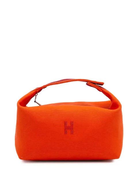 Hermès Pre-Owned 2020-2025 große Toile Bride A Brac Kosmetiktasche
