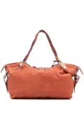 Gucci Pre-Owned 2000-2015 Medium Leather Bamboo Bar tote bag - Orange