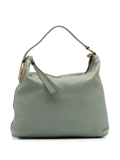 Gucci Pre-Owned 2016-2024 Pebbled Calfskin Twill hobo bag