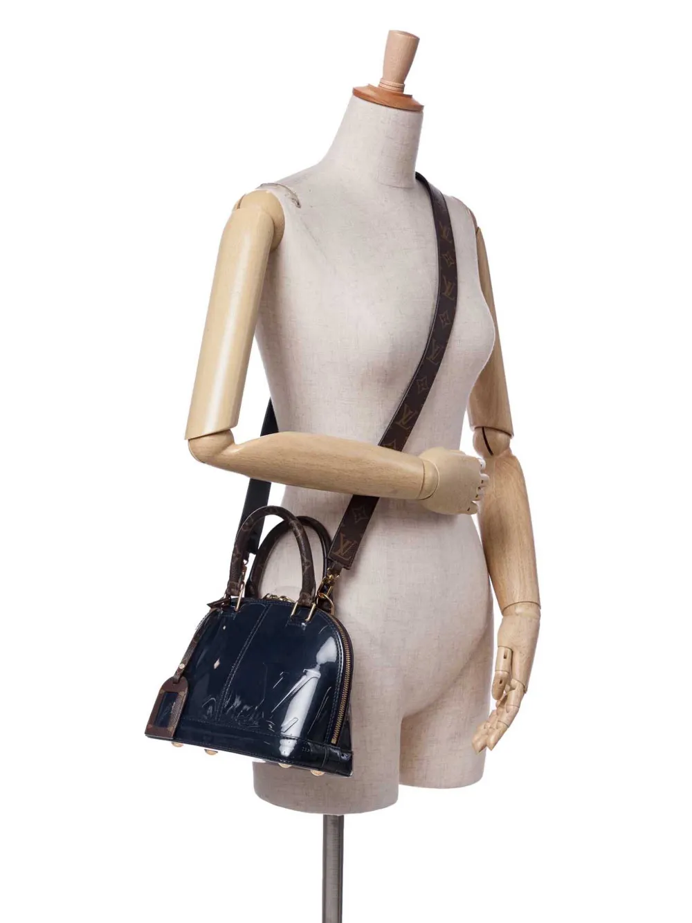 Louis Vuitton Pre-Owned 2017 Vernis Miroir Alma BB satchel | Pre-Owned | Image 2