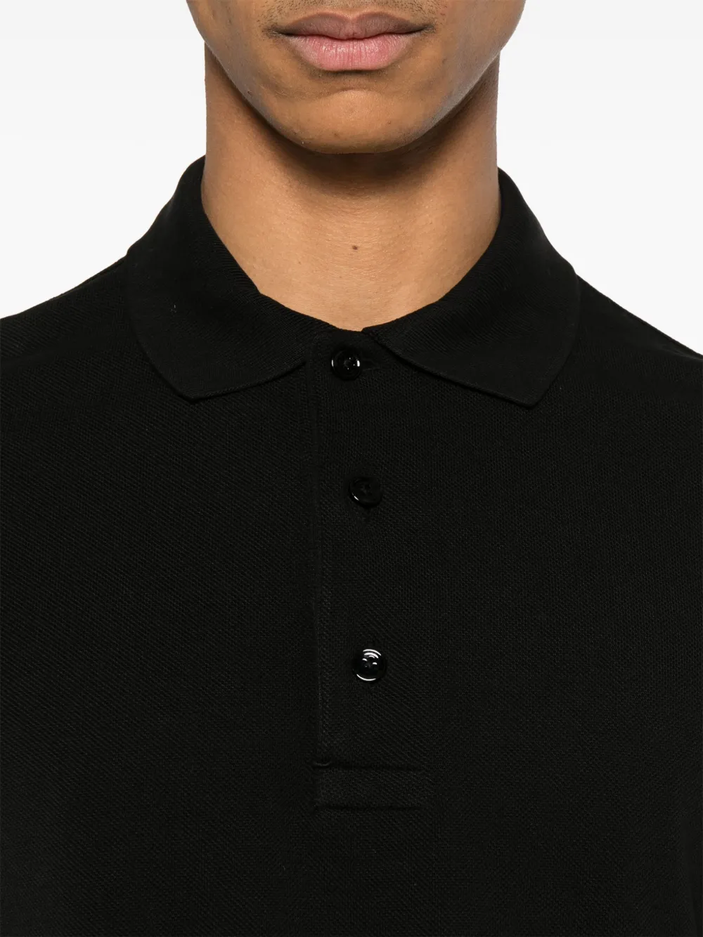 TOM FORD PIQUÉ-WEAVE POLO SHIRT