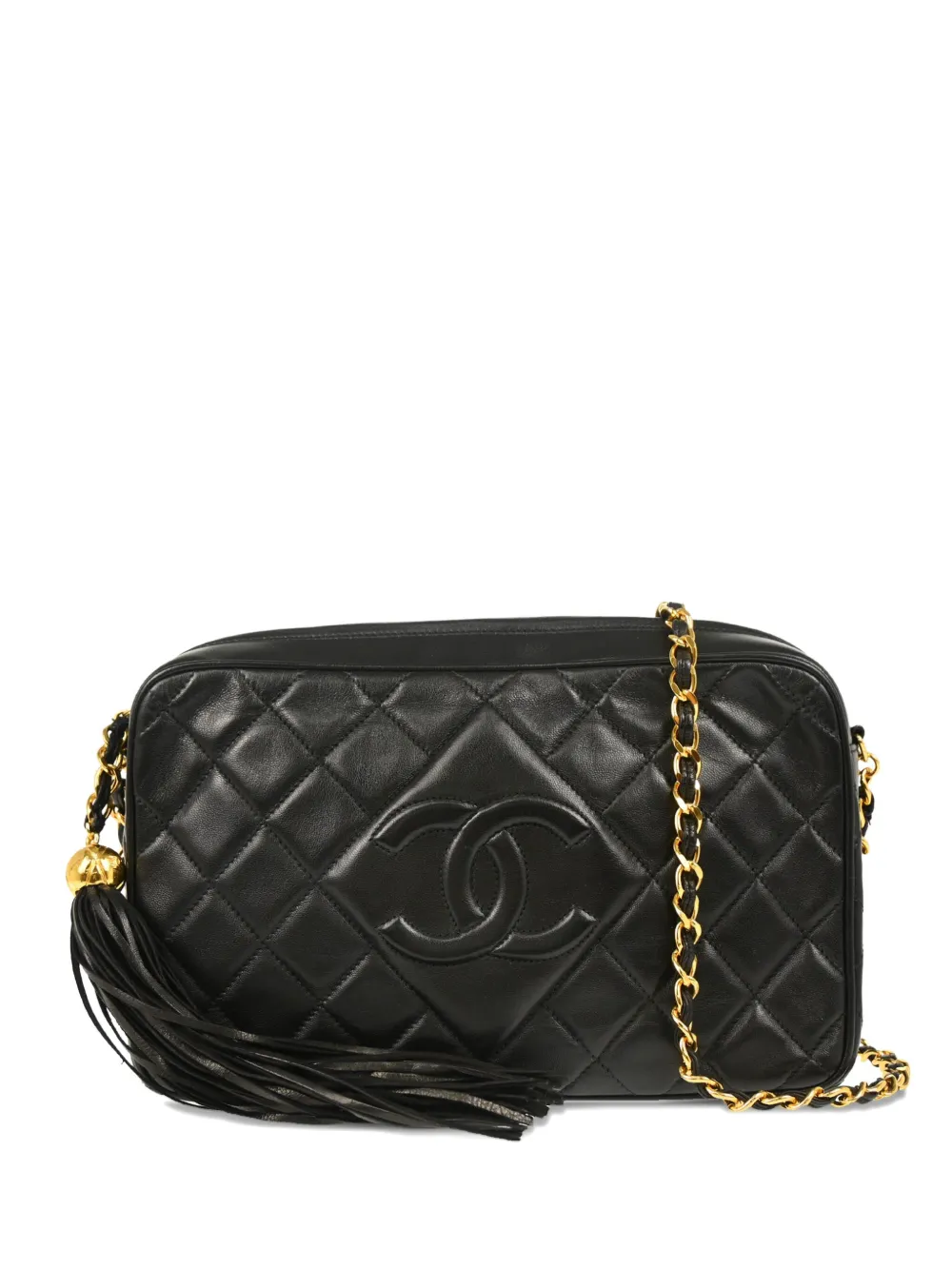 CHANEL Pre-Owned sac porté épaule à matelassage losanges (1995) | noir | Image 1