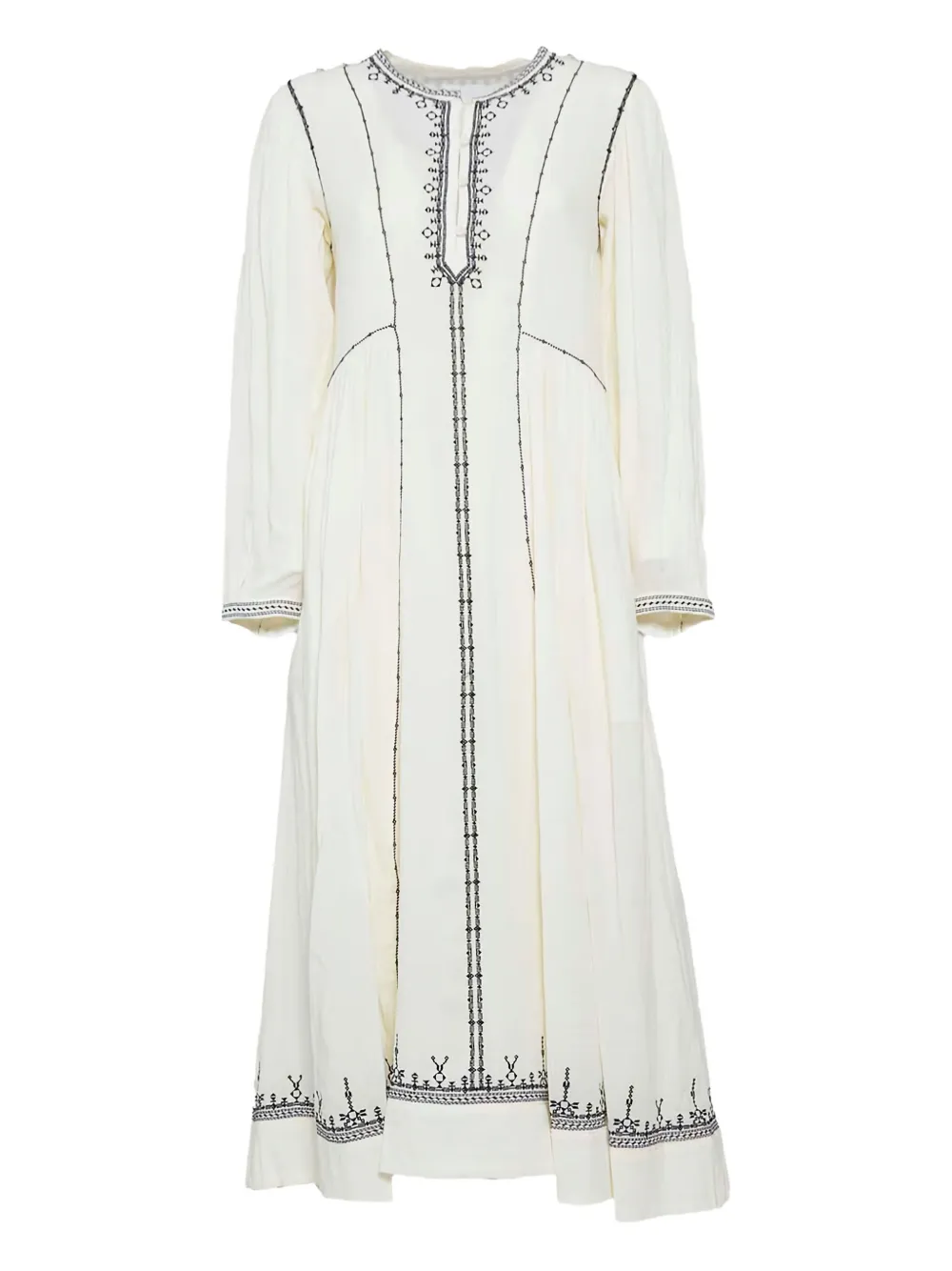 MARANT ÉTOILE robe longue Pippa | tons neutres | Image 1