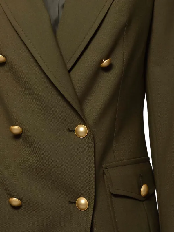 TAGLIATORE ダブルブレストジャケット グリーン Tagliatore ダブルジャケット | グリーン | FARFETCH JP