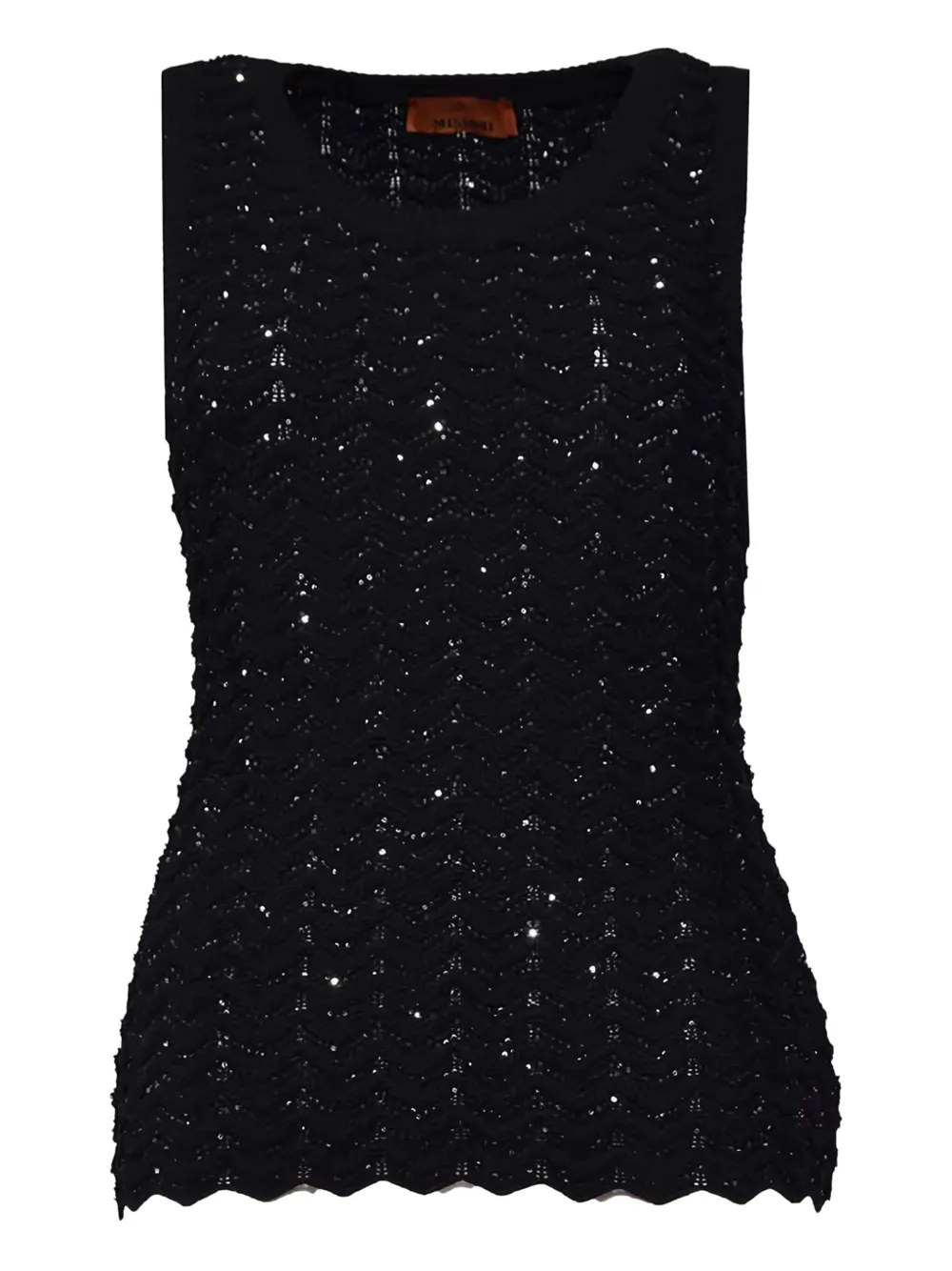 Missoni sequin-embellished tank top - ブラック Missoni sequin-embellished tank top - ブラック