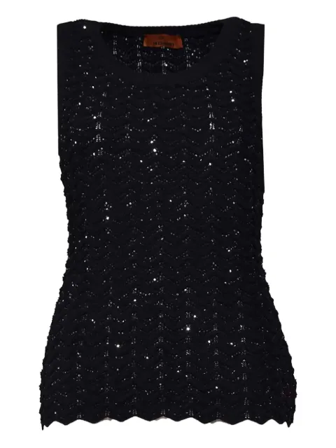 Missoni camiseta con detalle de lentejuelas
