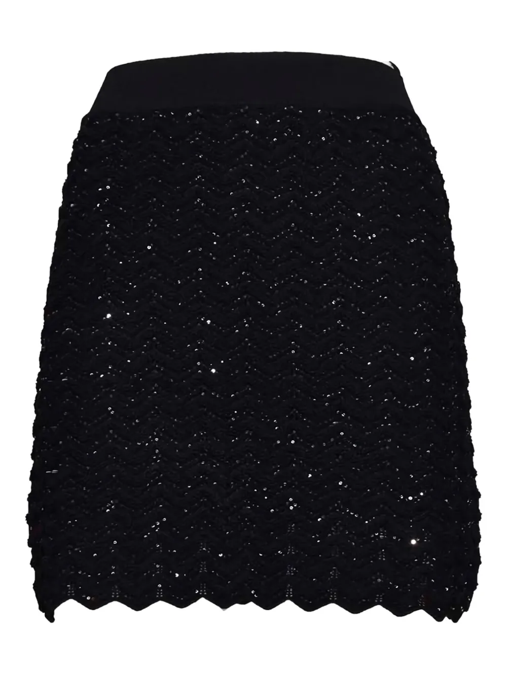 Missoni sequin-embellished mini skirt - Zwart