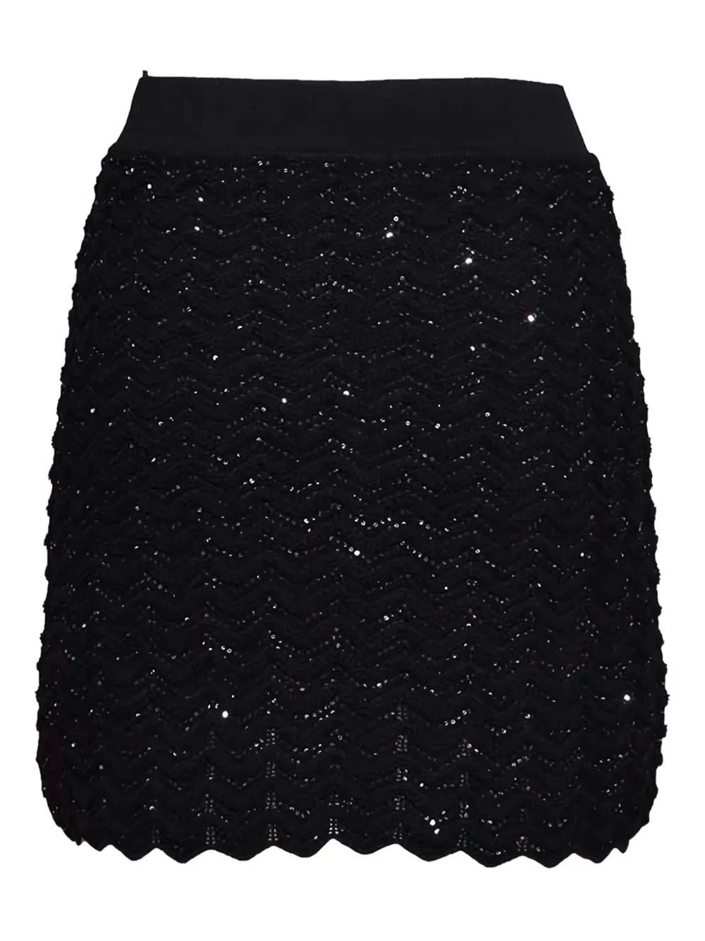 Missoni sequin-embellished mini skirt - ブラック Missoni sequin-embellished mini skirt - ブラック