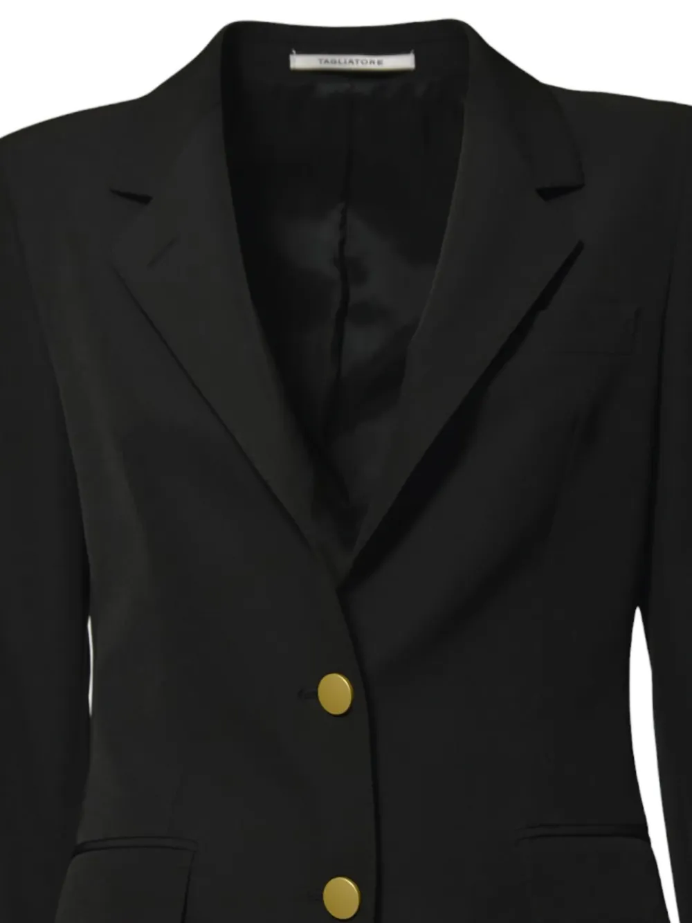 Tagliatore Blazer met enkele rij knopen Zwart